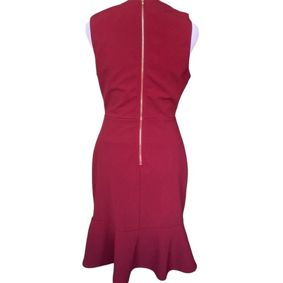 Lulus Tulip Hem Mini Dress M Valentines Day Flapper Wedding Guest Office Classic - Picture 10 of 12